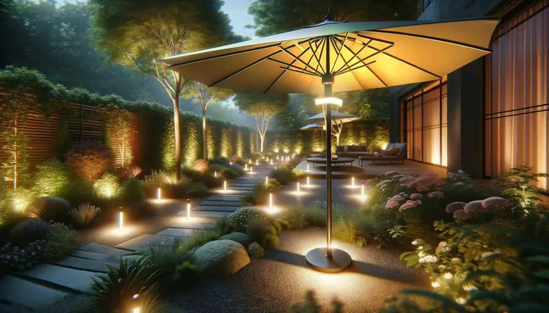 patio umbrella lights