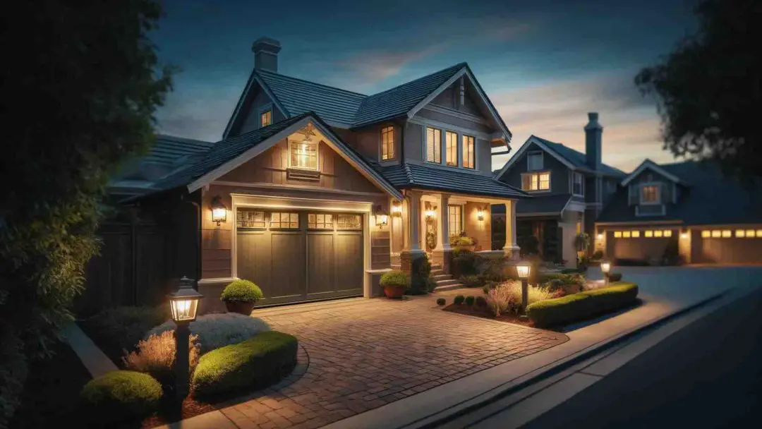 lights above garage door 2