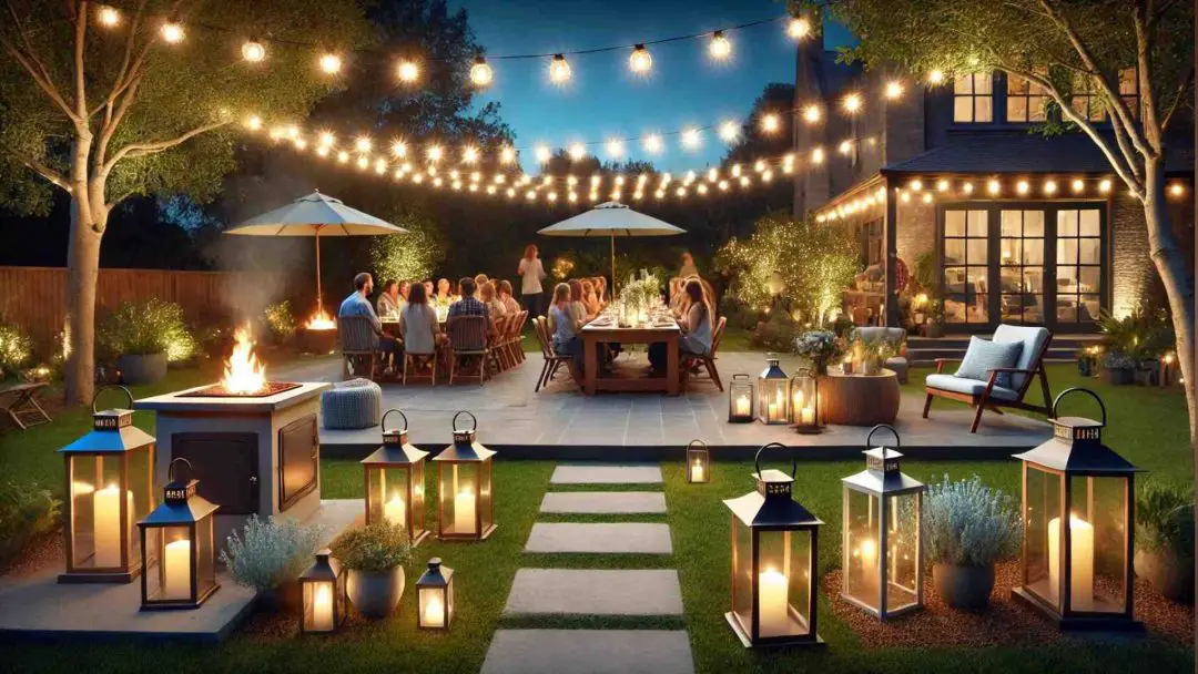 outdoor lights for gatherings