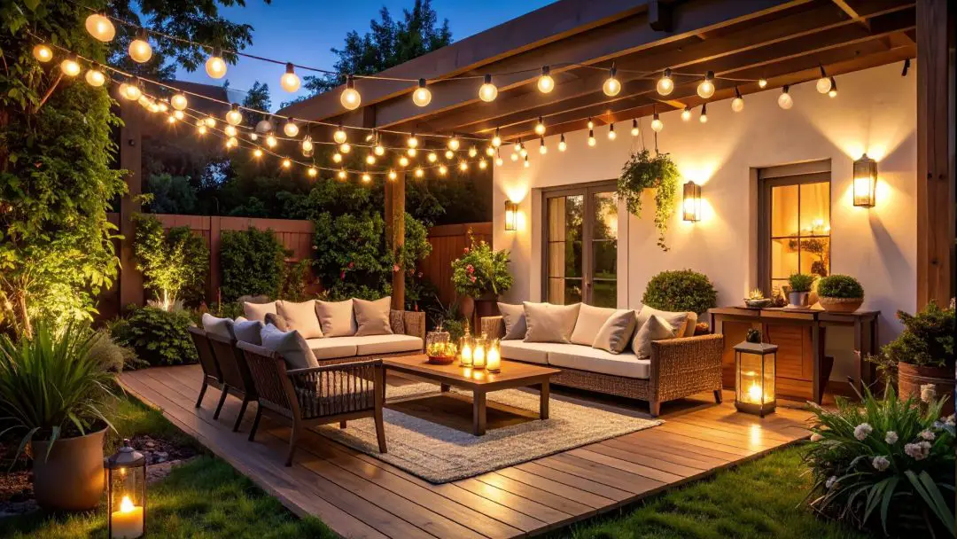 backyard lighting ideas