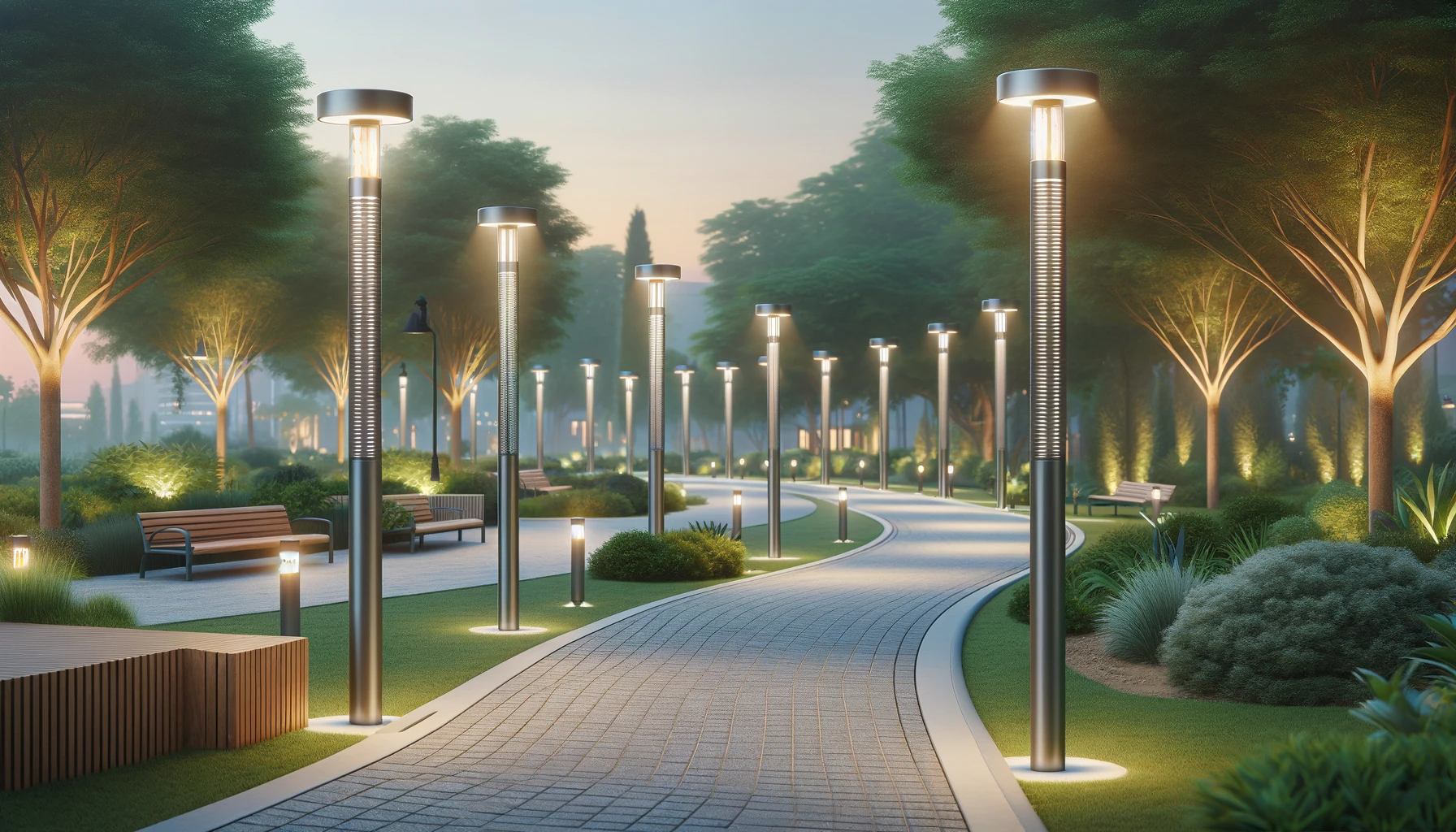Low-Height Light Poles