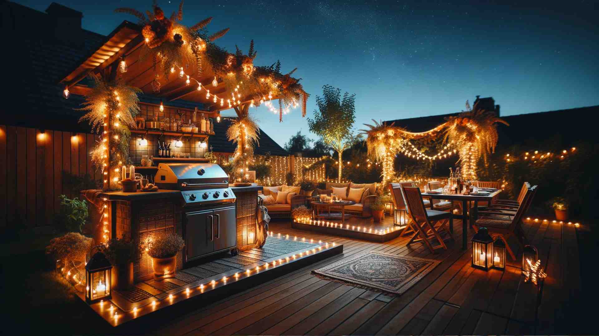 5 LED Lighting Ideas for Your Outdoor Kitchen to Stand Out - Clicka Lights
