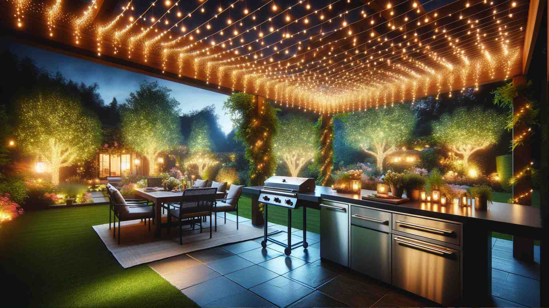 5 LED Lighting Ideas for Your Outdoor Kitchen to Stand Out - Clicka Lights