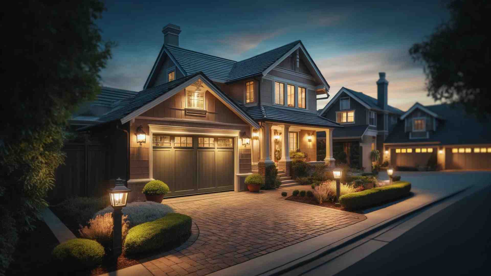 lights above garage door 2