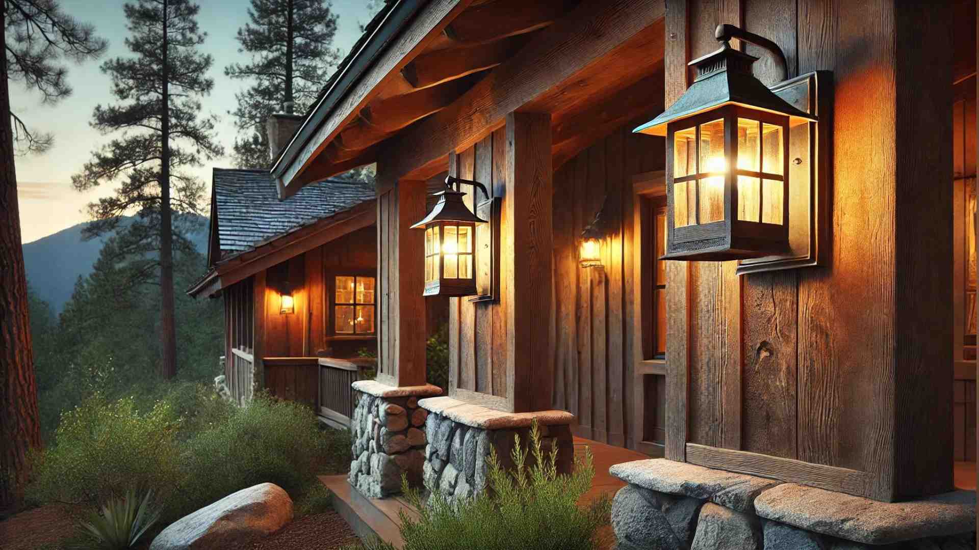 5 Best Outdoor Lighting Ideas for Rustic Homes - Clicka Lights