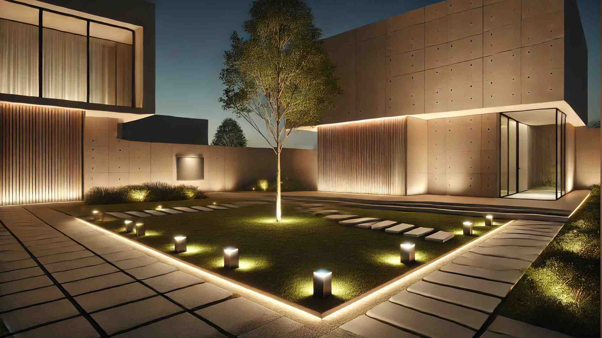 backyard lights 1
