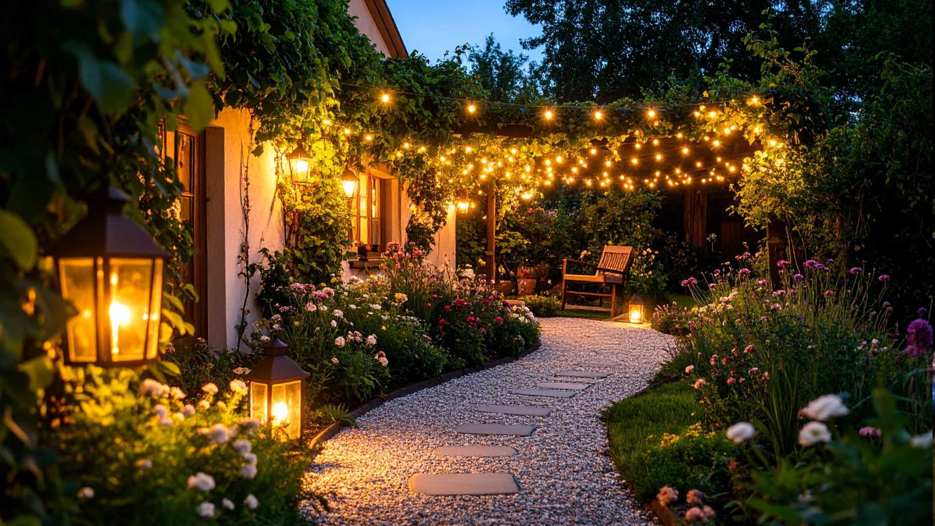garden lighting ideas