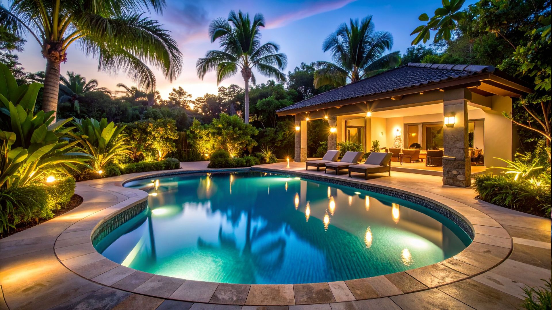 pool lighting ideas